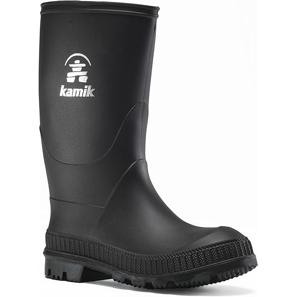 Amazon.com | Kamik Kids Stomp Waterproof Rain Boots,Olive,3